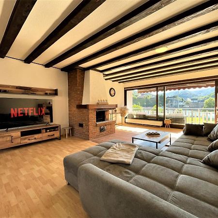 Апартаменты Traumaussicht Kamin Balkon Burgblick 65 Zoll Tv Netflix Sky Joyn Lindenplatz Буллай Экстерьер фото