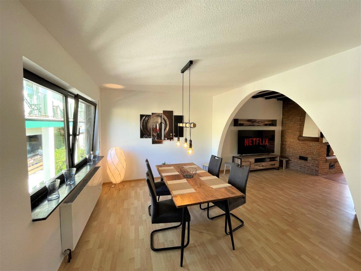 Апартаменты Traumaussicht Kamin Balkon Burgblick 65 Zoll Tv Netflix Sky Joyn Lindenplatz Буллай Экстерьер фото