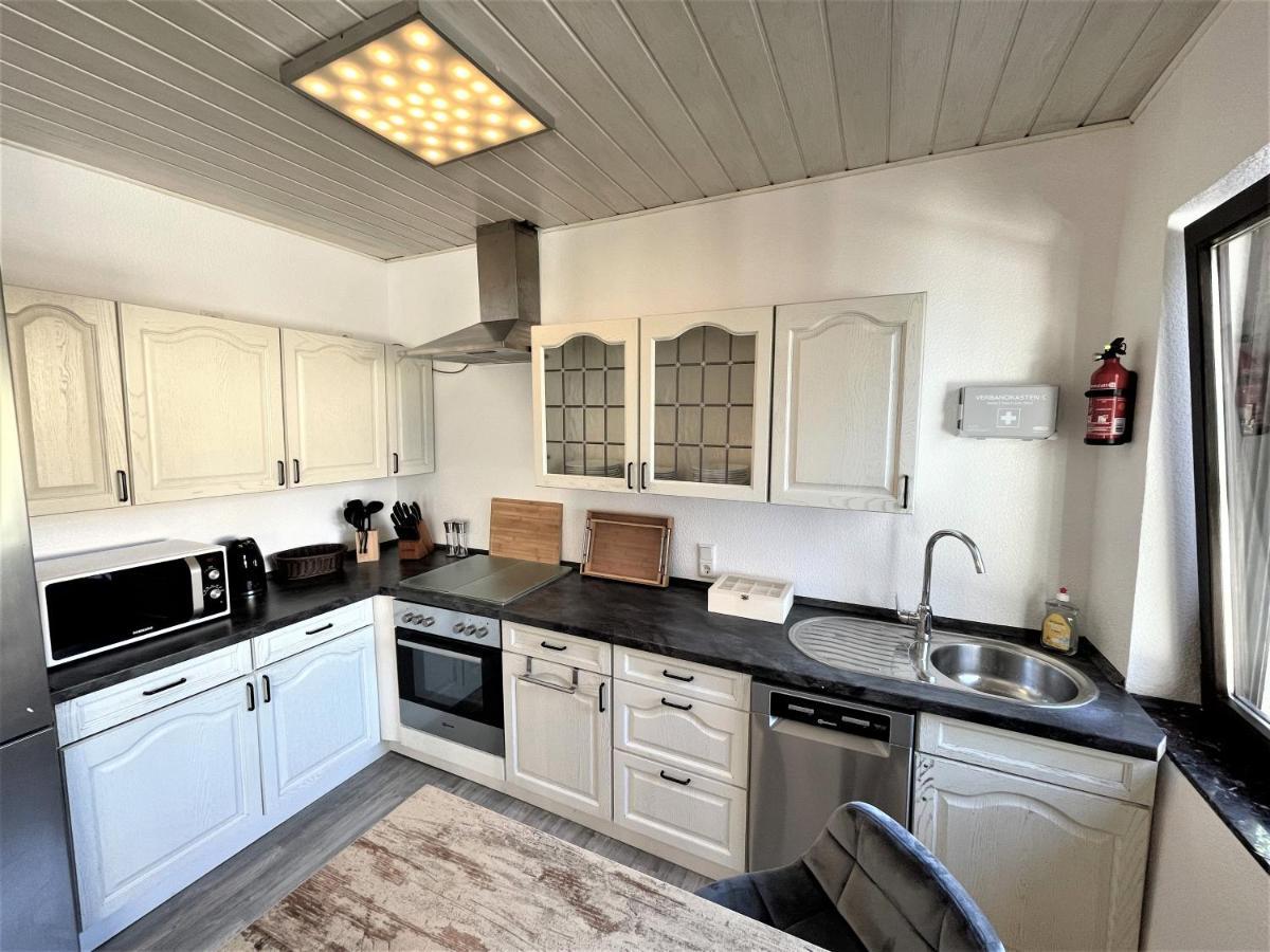Апартаменты Traumaussicht Kamin Balkon Burgblick 65 Zoll Tv Netflix Sky Joyn Lindenplatz Буллай Экстерьер фото